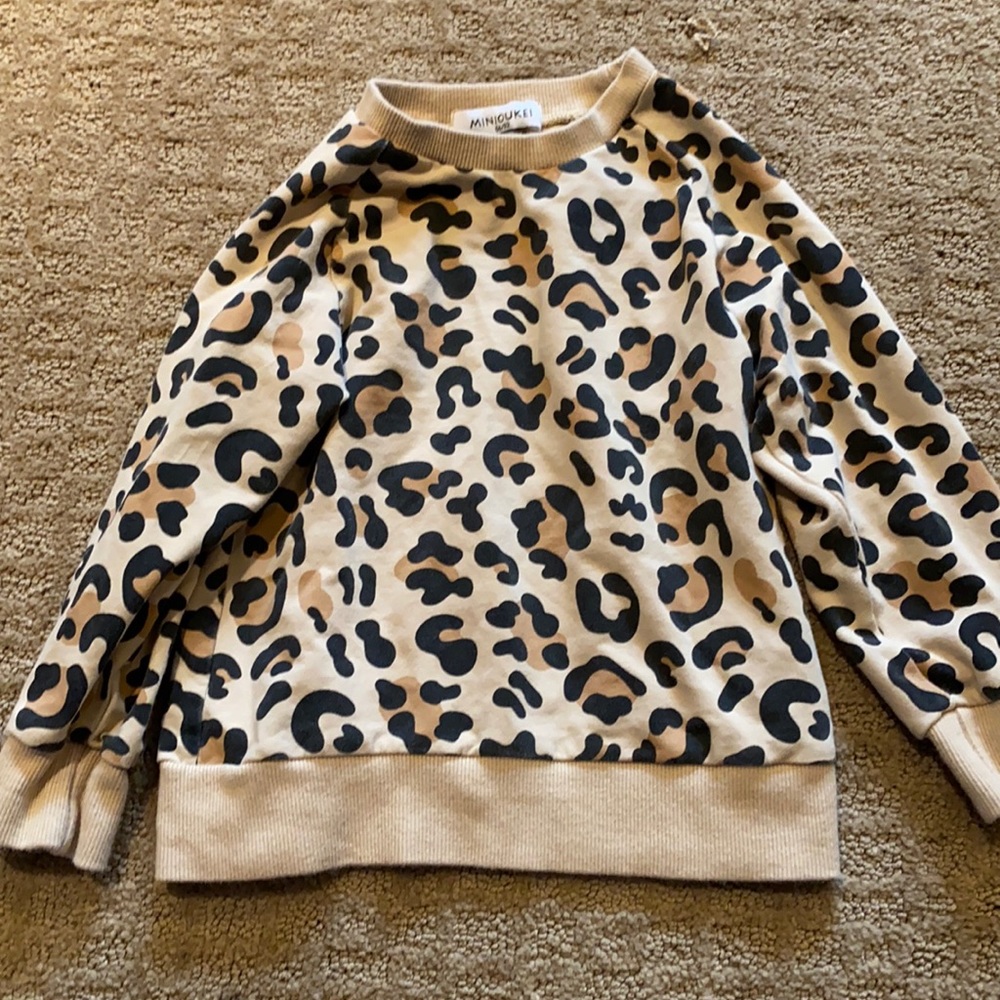 Animal print toddler shirt